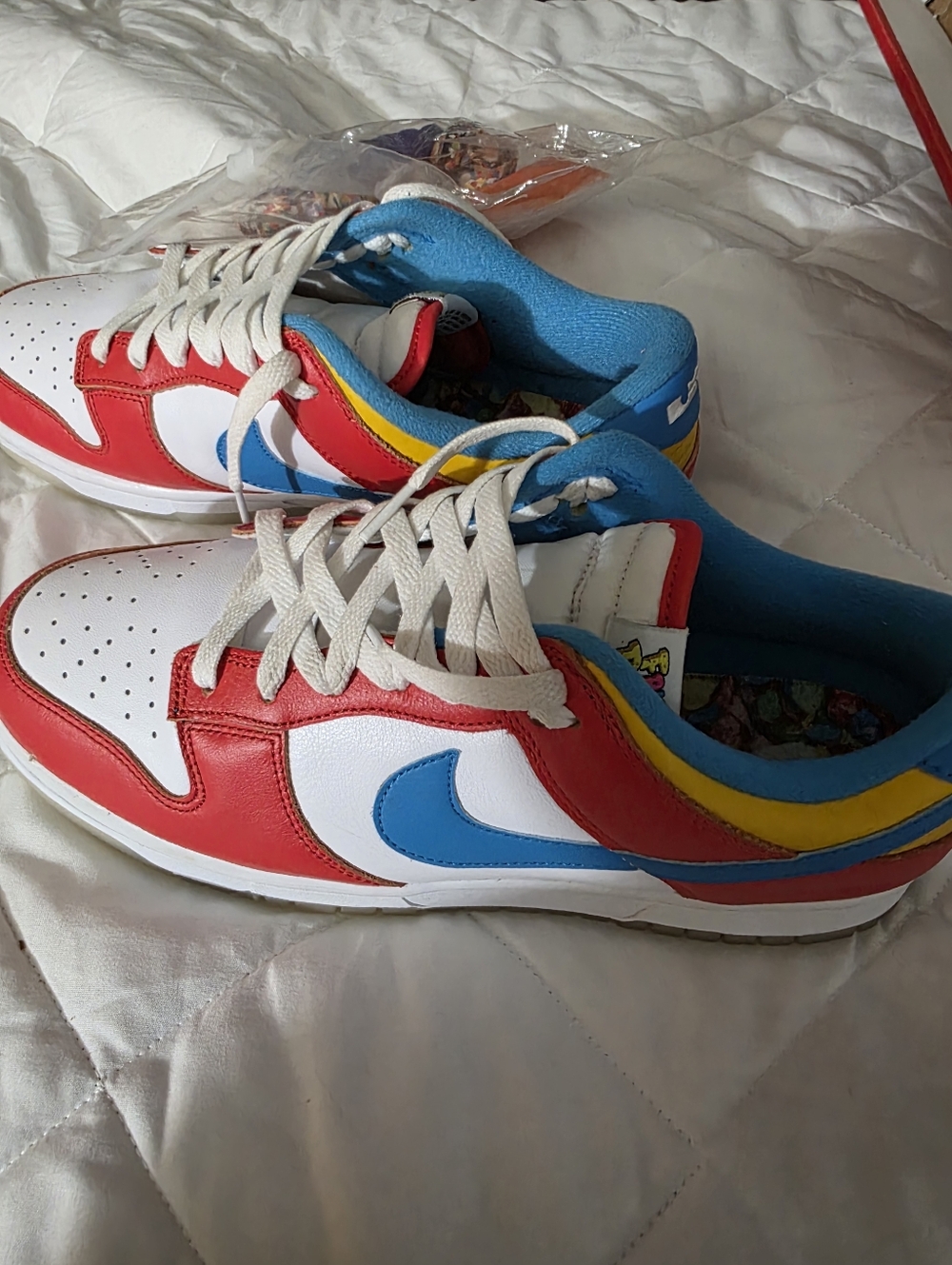 Nike Dunk Fruity Pebbles, Size 10m.  Low-Top Sneakers - Classic Sport Style
